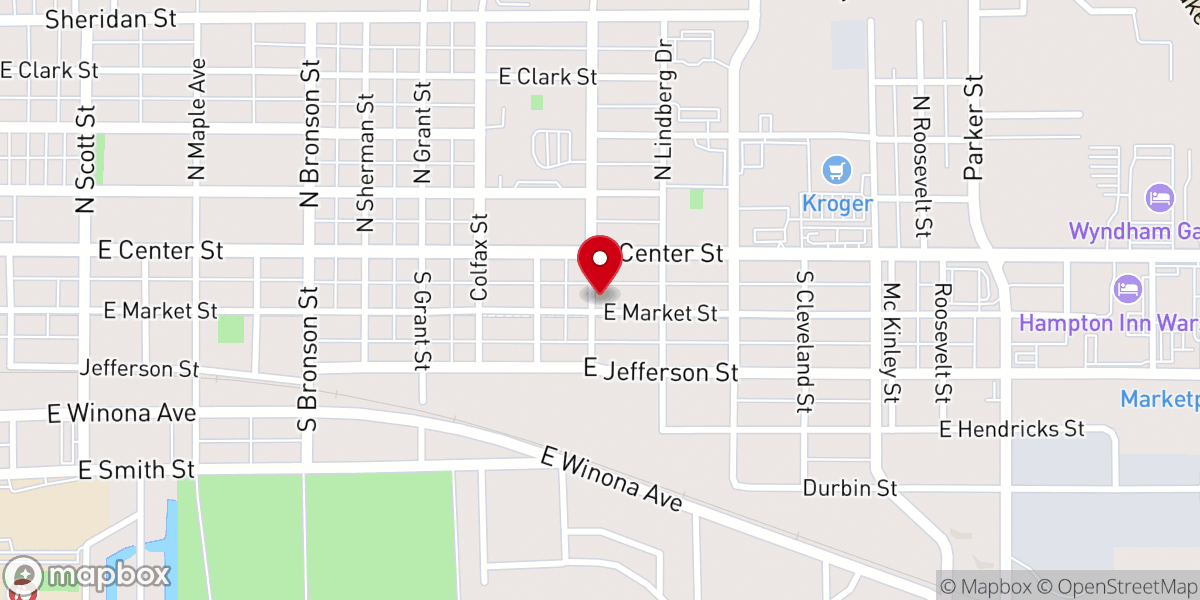 Map showing location of Christian Life Apostolic Church