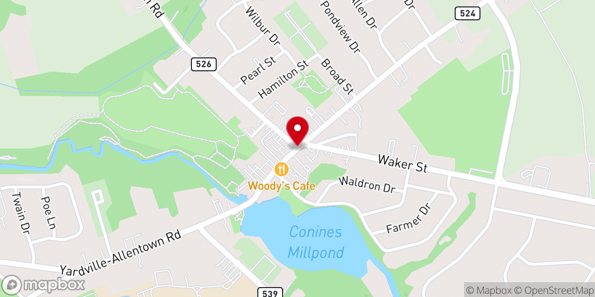 Map showing location of Northeast Florida College Camp Inc