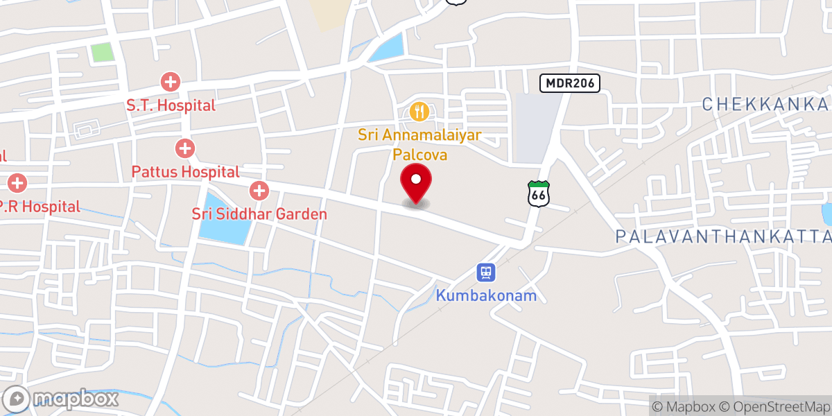 Map showing location of Adaikala Madha