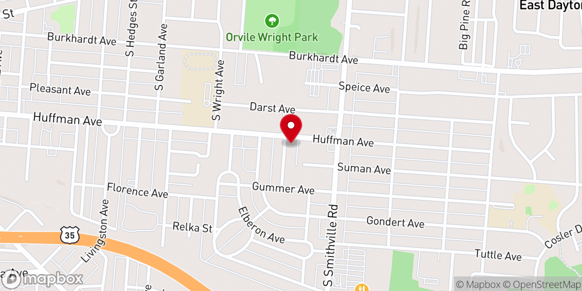 Map showing location of Christ The Lord Church
