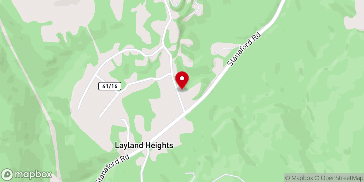 Map showing location of CHESTNUT KNOB BAPTIST CHURCH