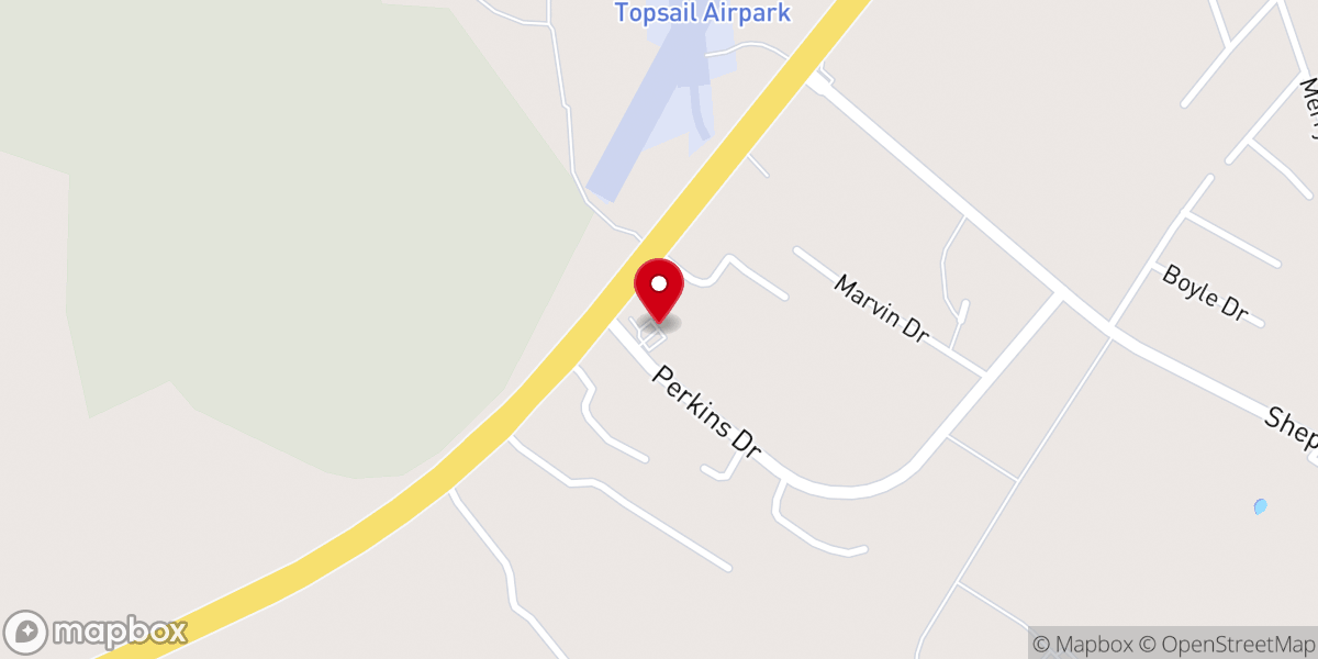 Map showing location of Share the Table