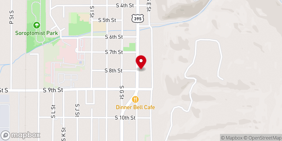 Map showing location of Lakeview Seventh-day Adventist Church