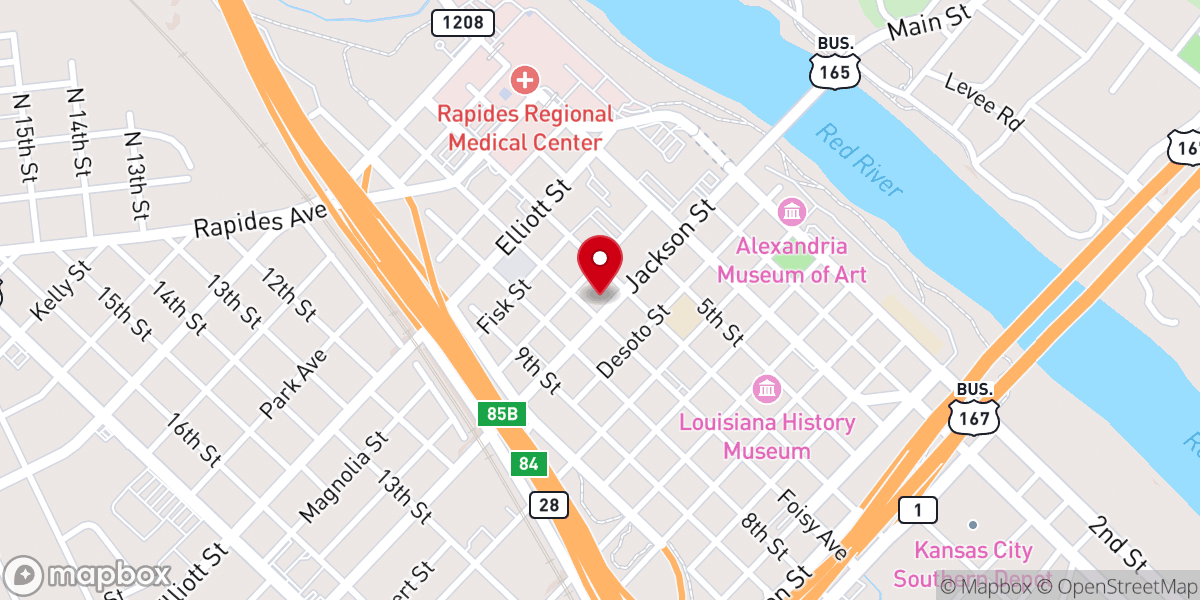 Map showing location of Greater New Hope Missionary Baptist Church