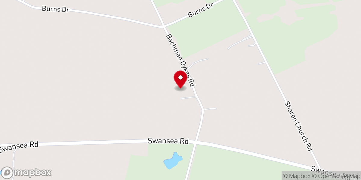 Map showing location of New Pleasant Hill Baptist Church