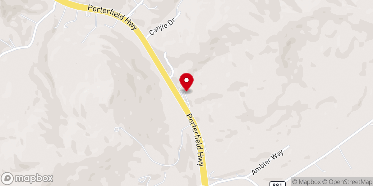 Map showing location of Mount Calvary Church