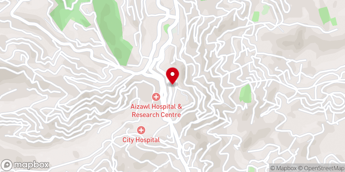 Map showing location of NBCC India Ltd Aizawl office