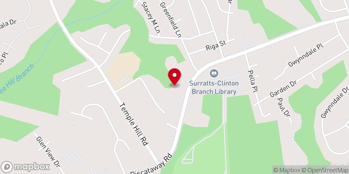 Map showing location of First New Horizon Baptist Church