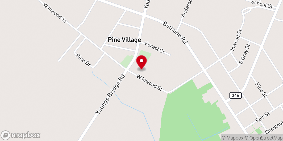 Map showing location of Divine Faith Church