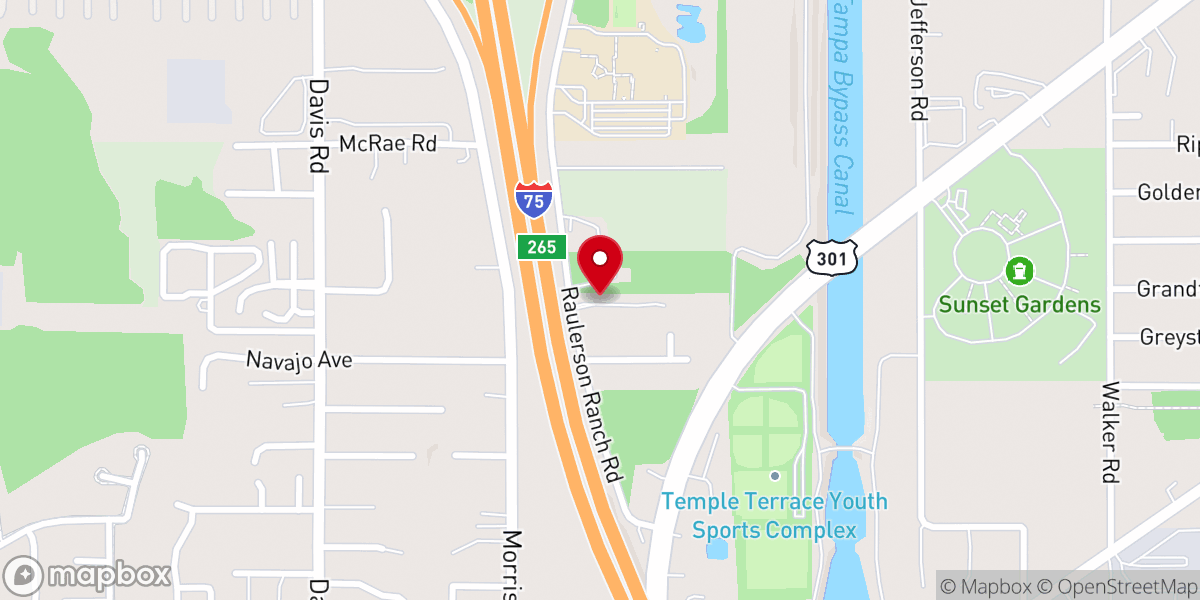 Map showing location of Grace Bible Church