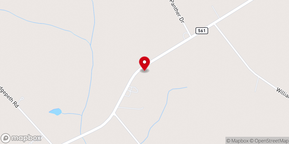 Map showing location of Divine Nature Ministries