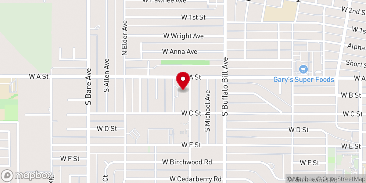 Map showing location of Maria Lutheran Church
