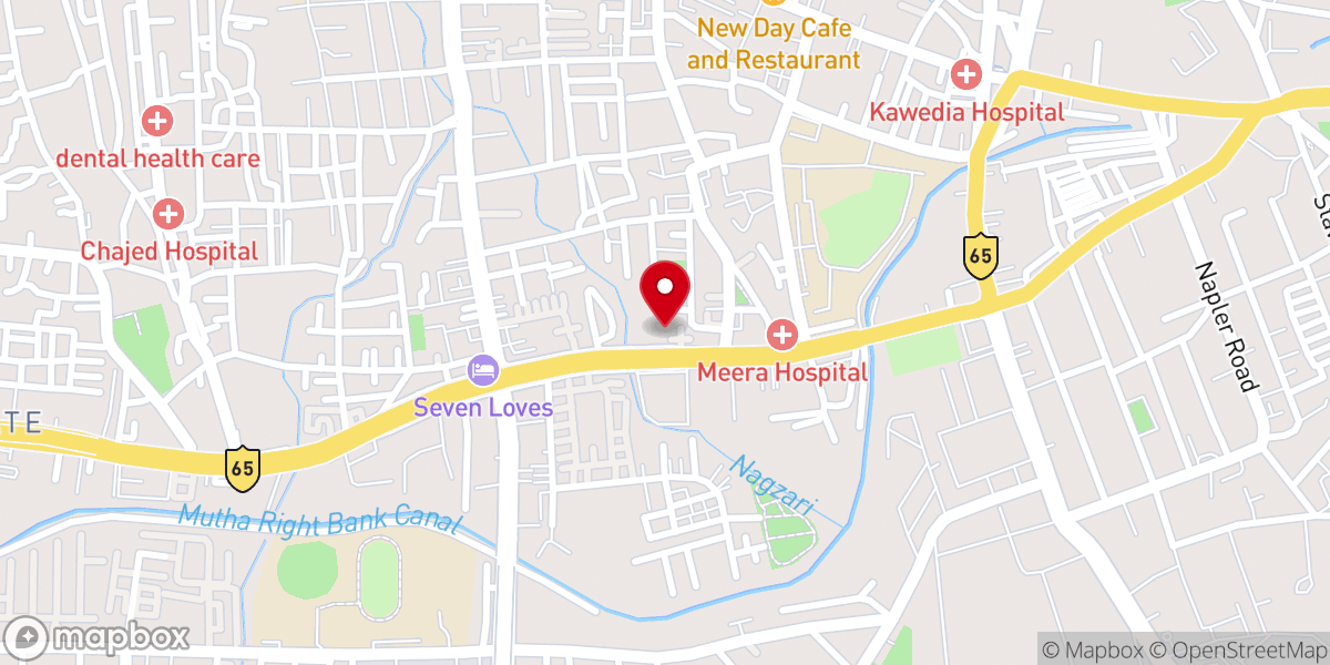 Map showing location of New Life Centre Church