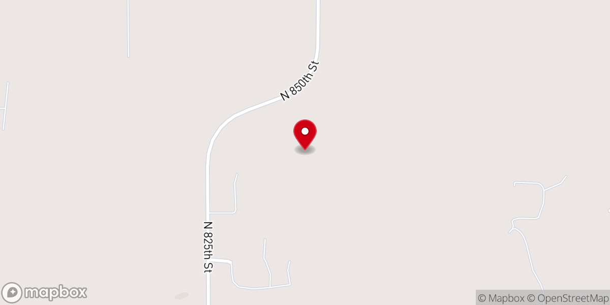 Map showing location of Pearl Chapel