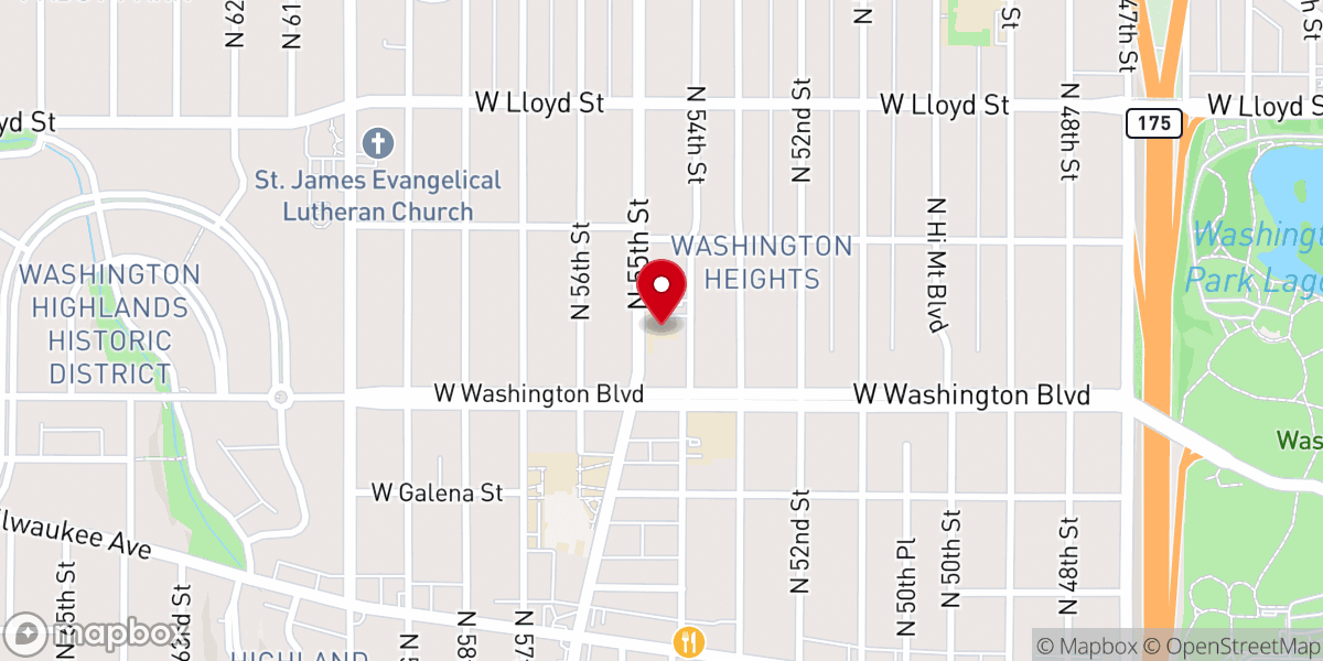 Map showing location of Saint Sebastian Parish