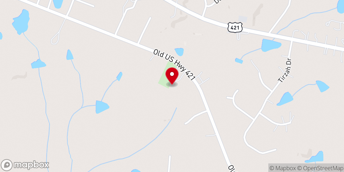 Map showing location of Summerville Presbyterian Church