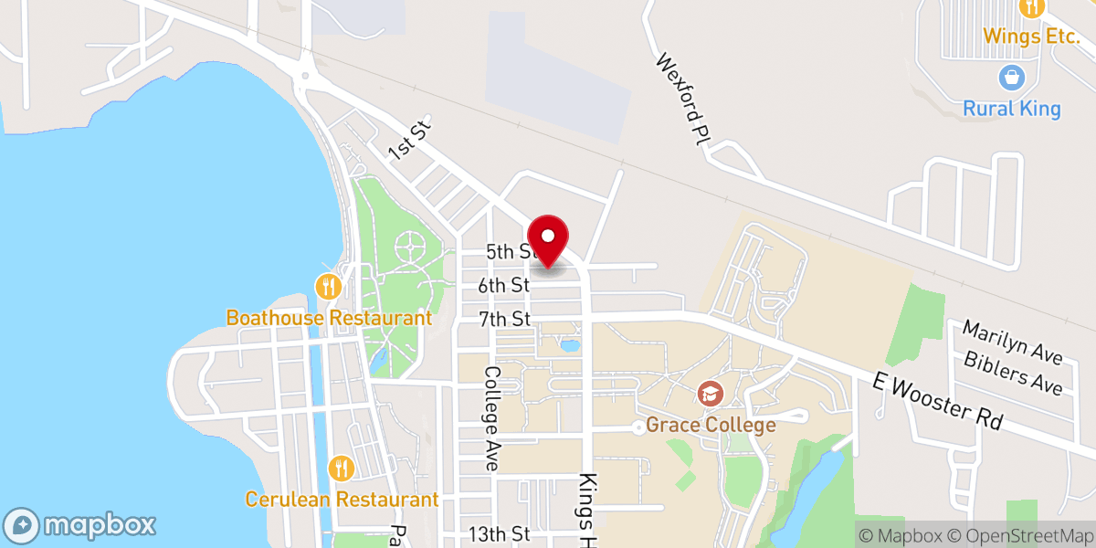 Map showing location of Kent Jr Homer A