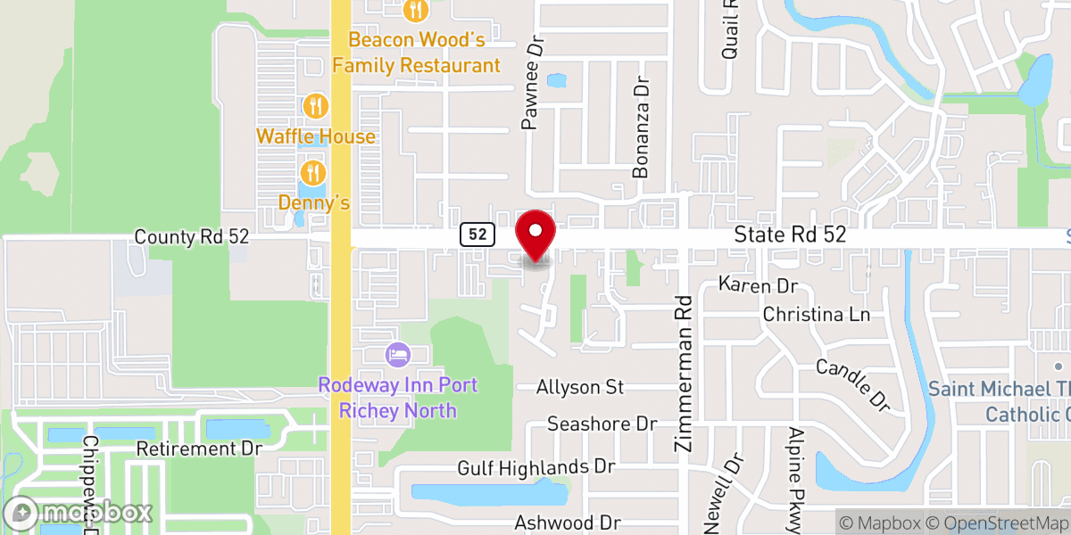 Map showing location of Rapha House Ministries