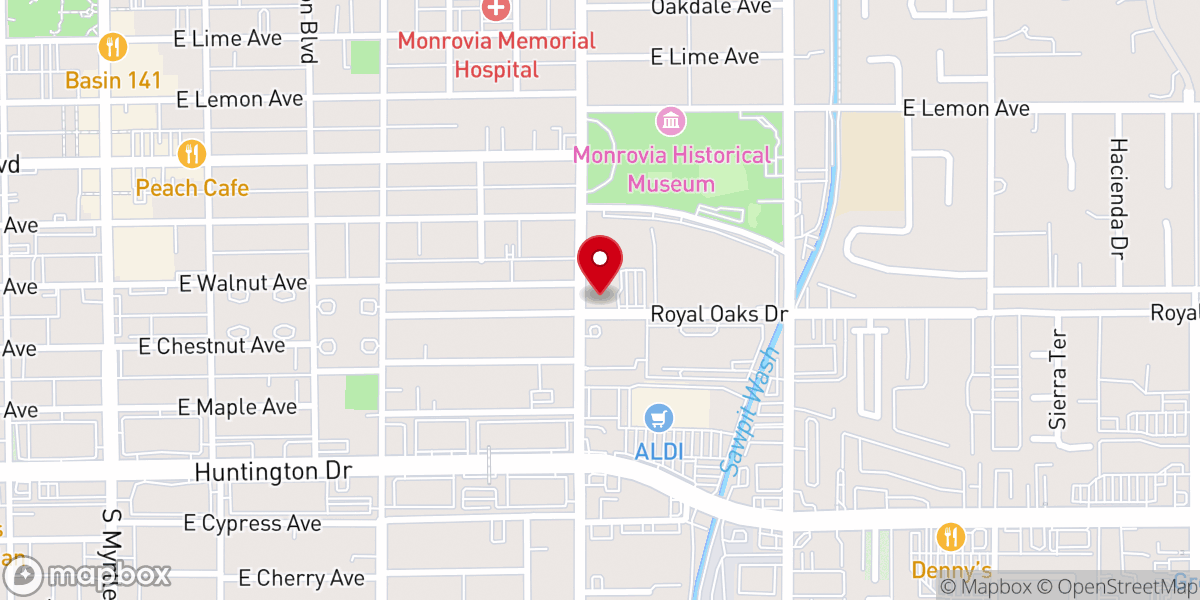 Map showing location of Immaculate Conception Church