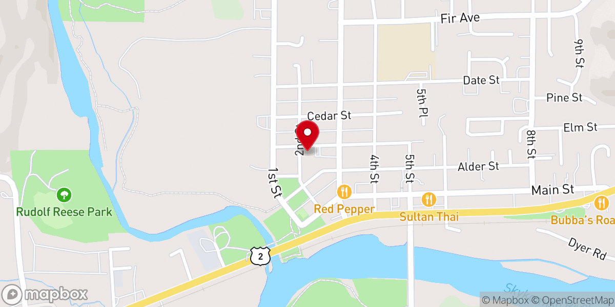 Map showing location of Crosswater Community Church