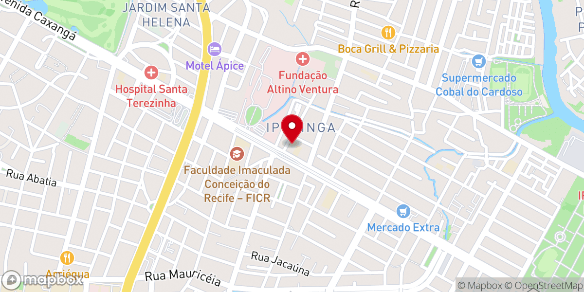 Map showing location of Paróquia Nossa Senhora da Conceição - Iputinga