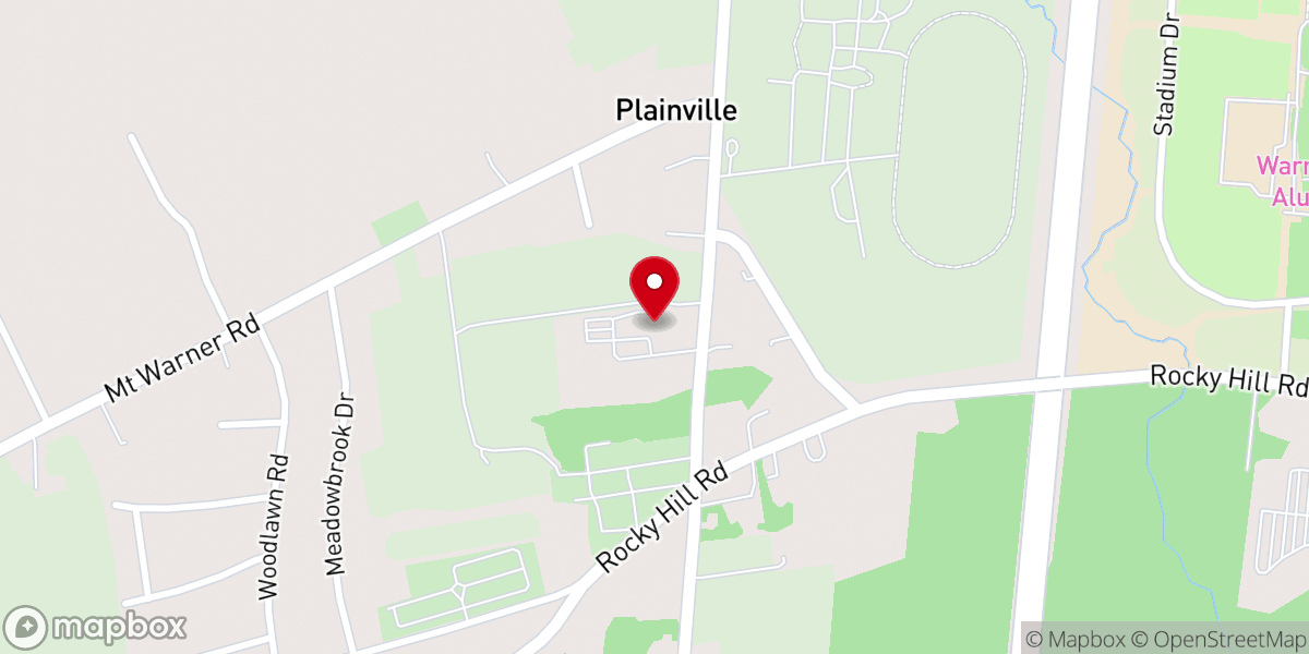 Map showing location of Wesley United Methodist Church