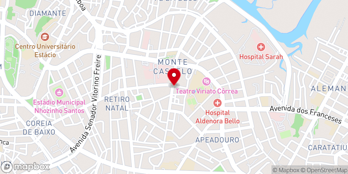 Map showing location of ASSEMBLEIA DE DEUS COMADESMA NOVA ALIANÇA