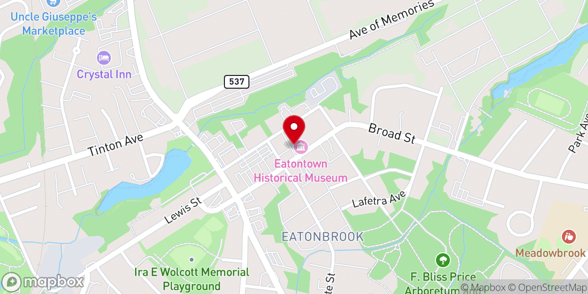 Map showing location of St James Memorial Episcopal Church