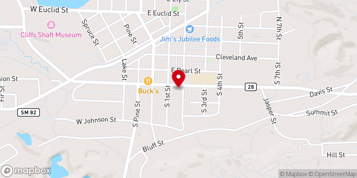 Map showing location of Salvation Army
