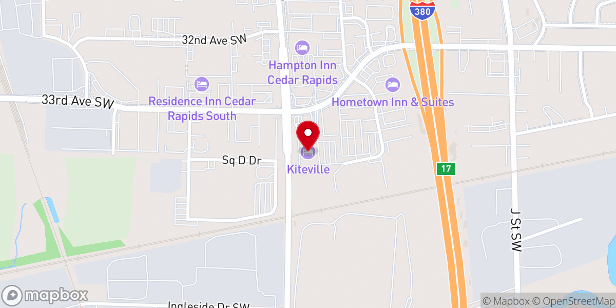 Map showing location of Shekinah Glory Christian Church