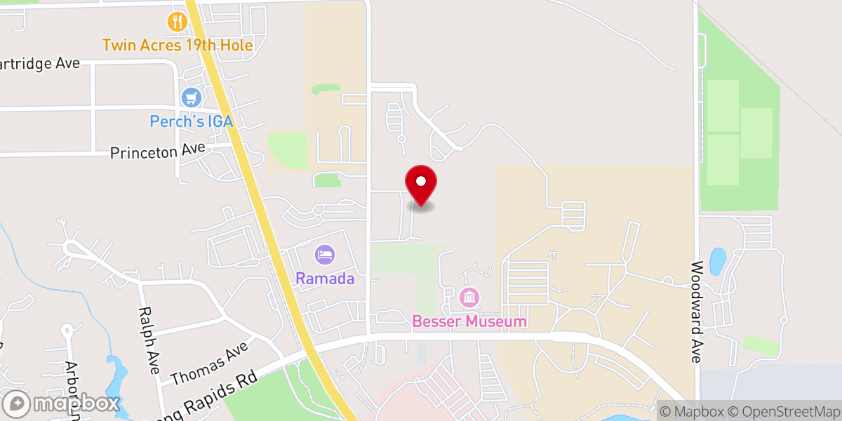 Map showing location of Samaritas Affordable Living of Alpena