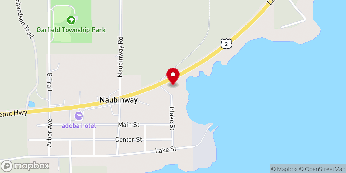 Map showing location of Prayer Park & Living Waters Prayer Chapel