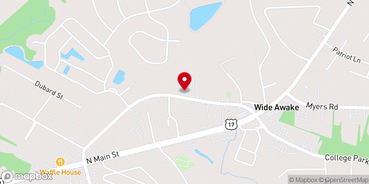 Map showing location of Rock Of Faith Community Missionary Baptist Church