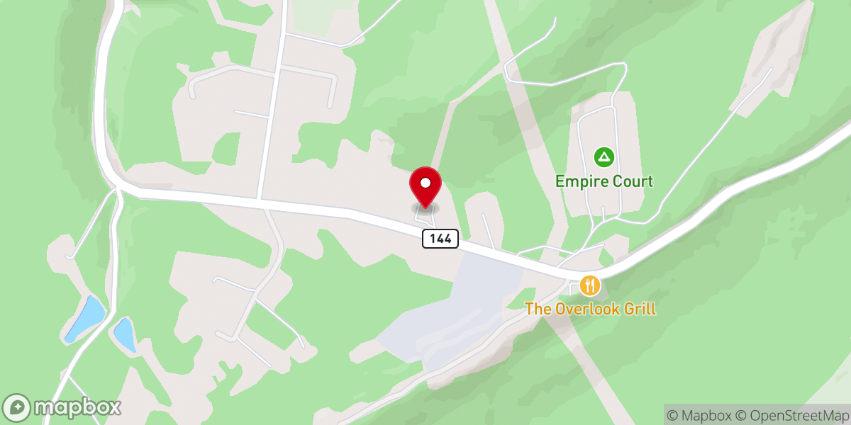 Map showing location of Calvary Bible Church