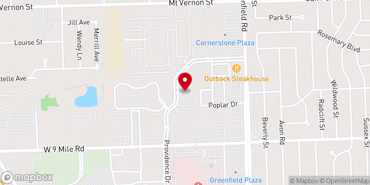 Map showing location of Greater Church by Christ Jesus
