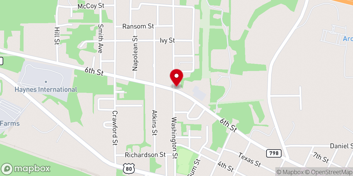 Map showing location of St Duty CME Church