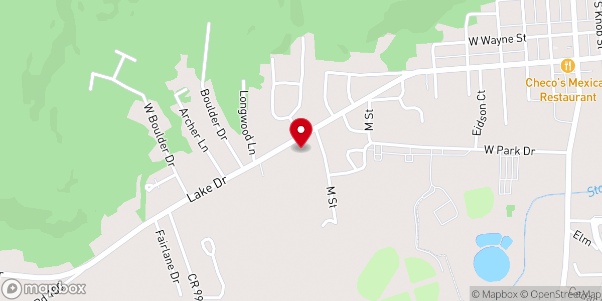 Map showing location of Arcadia Township