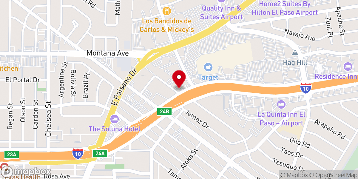 Map showing location of The Madonna Shop