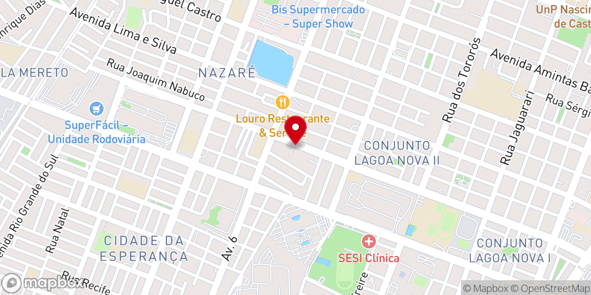 Map showing location of ADPAZ - Assembleia de Deus - Templo Sede