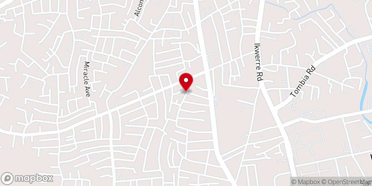 Map showing location of Living Faith Church (Winner Chapel). Chinda