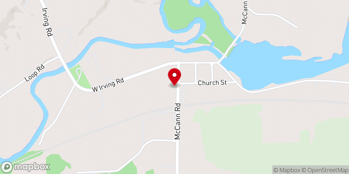 Map showing location of St Andrew & Matthias Anglican