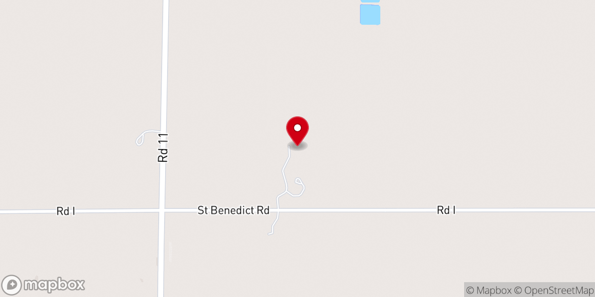 Map showing location of St. Benedict Center