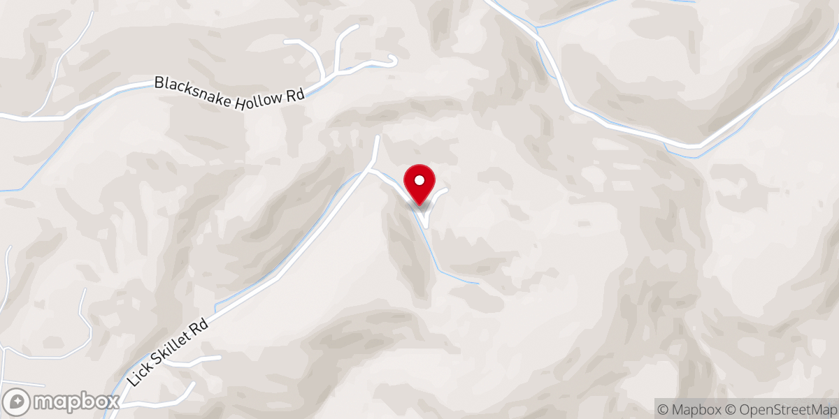 Map showing location of Nidiffer Chapel