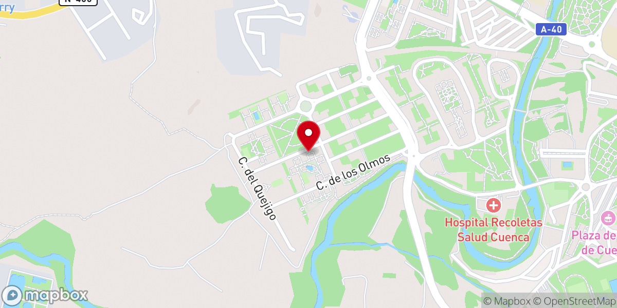 Map showing location of La Iglesia de Jesucristo de los Santos de los Últimos Días