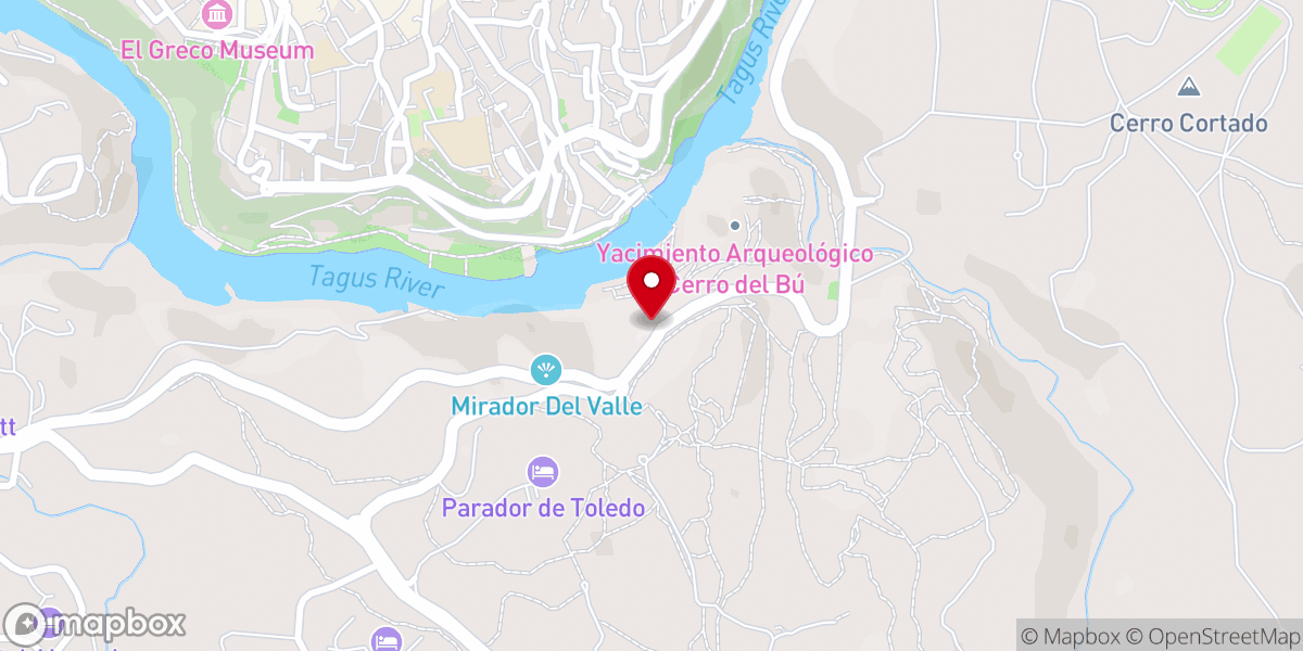 Map showing location of Restaurante La Ermitaña / Mirador Gastronómico de Toledo