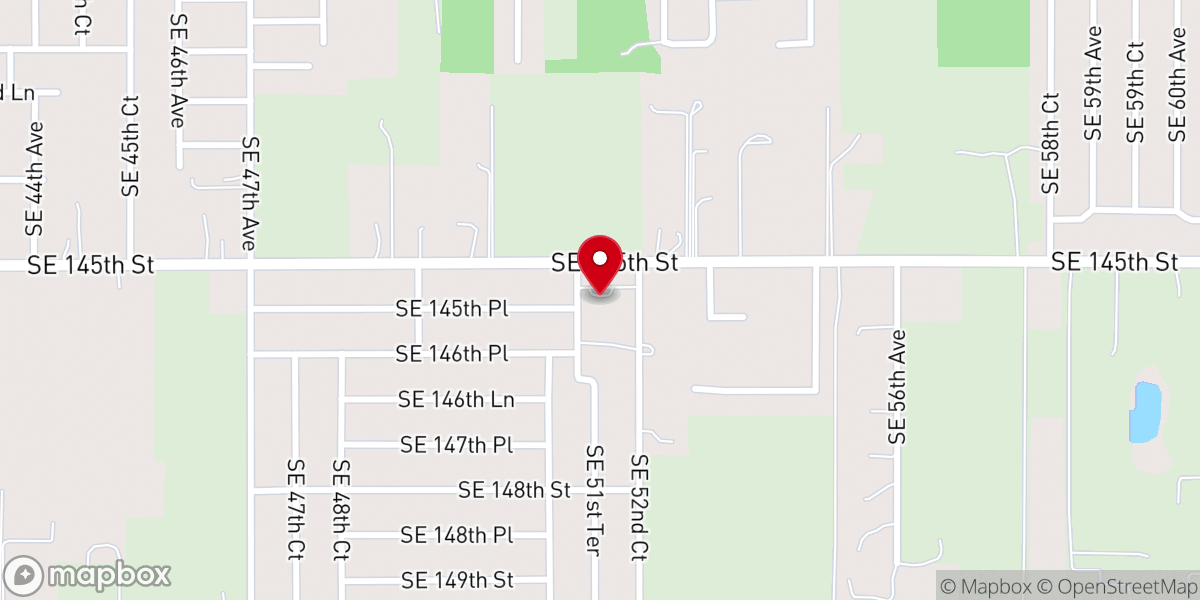 Map showing location of New Beginnings Church of God