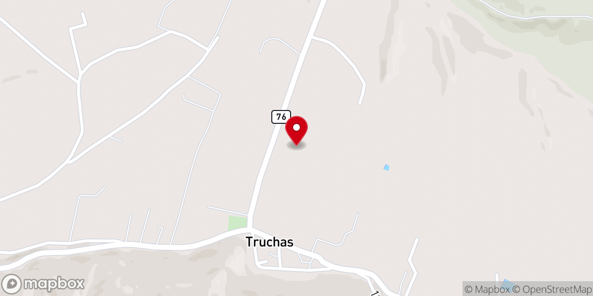 Map showing location of Truchas Peaks Place