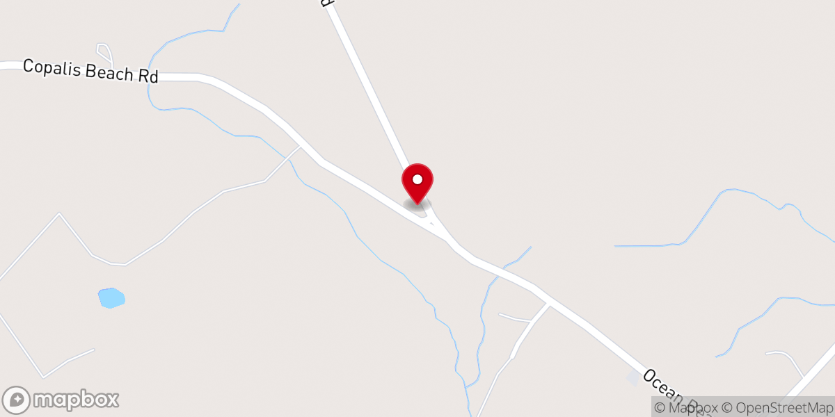 Map showing location of Copalis Crossing
