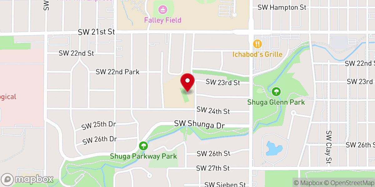 Map showing location of Remnant Church