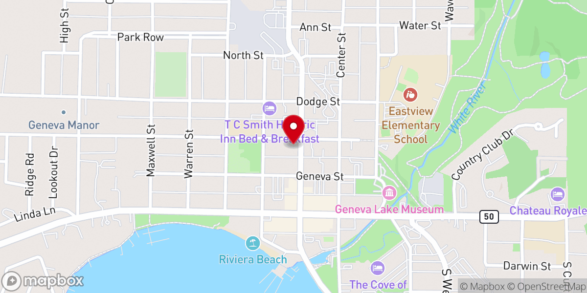 Map showing location of Horticultural Hall